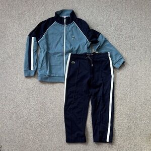 Lacoste Navy and Teal Tracksuit